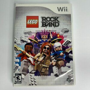 LEGO Rock Band (Nintendo Wii, 2009) Tested & Works